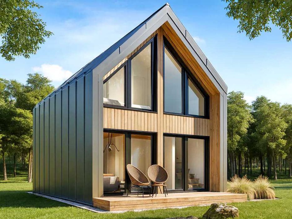 Dom szkieletowy | nowoczesny | całoroczny | letniskowy | szybka budowa