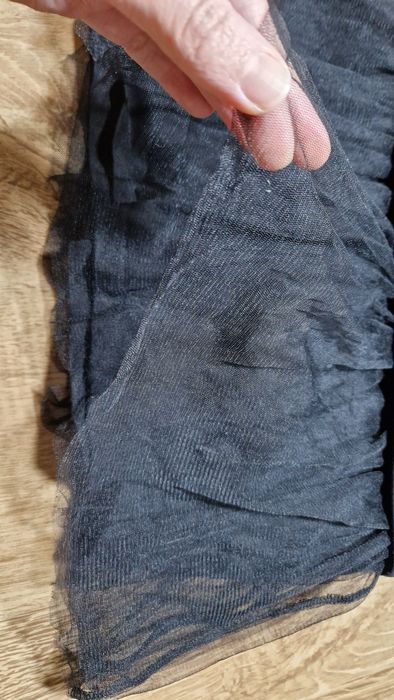 Sukienka 116 tunika akademia biały kołnierzyk strój galowy