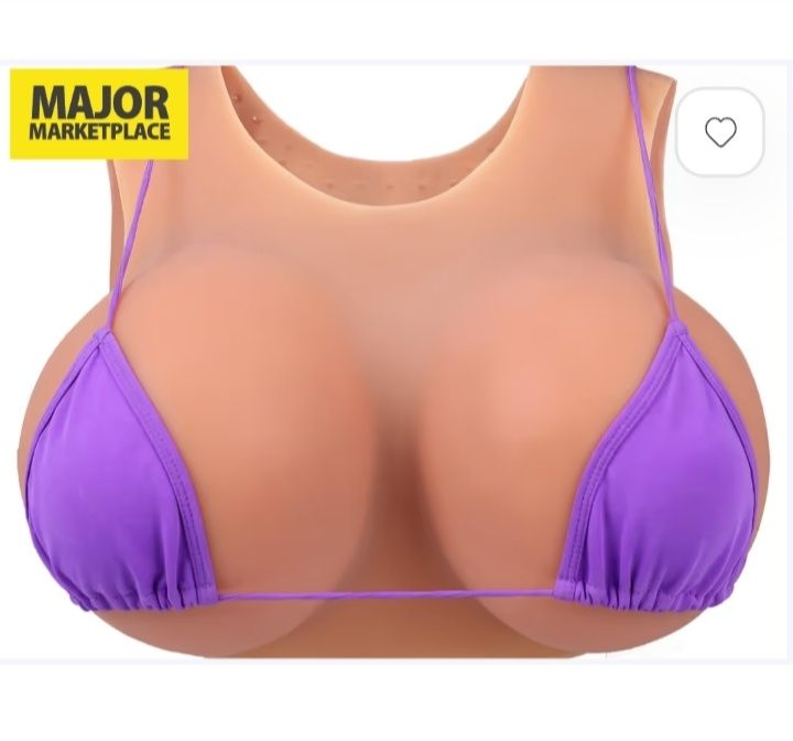 Silikonowe Gigantyczne Piersi K Kubek Realistyczne Formy – Opalona Skó