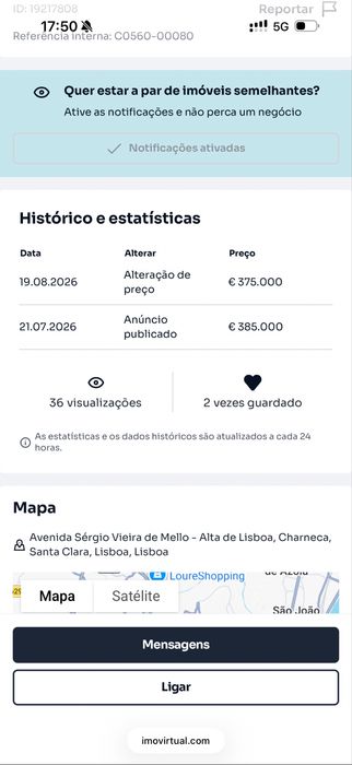 Recheio sala e quarto