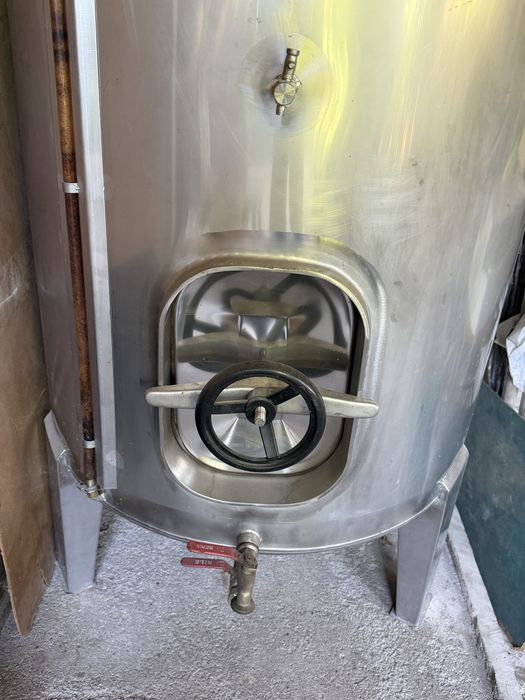 Cuba de inox para vinificação 500L
