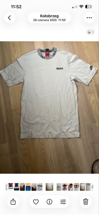 Beżowa koszulka Nike