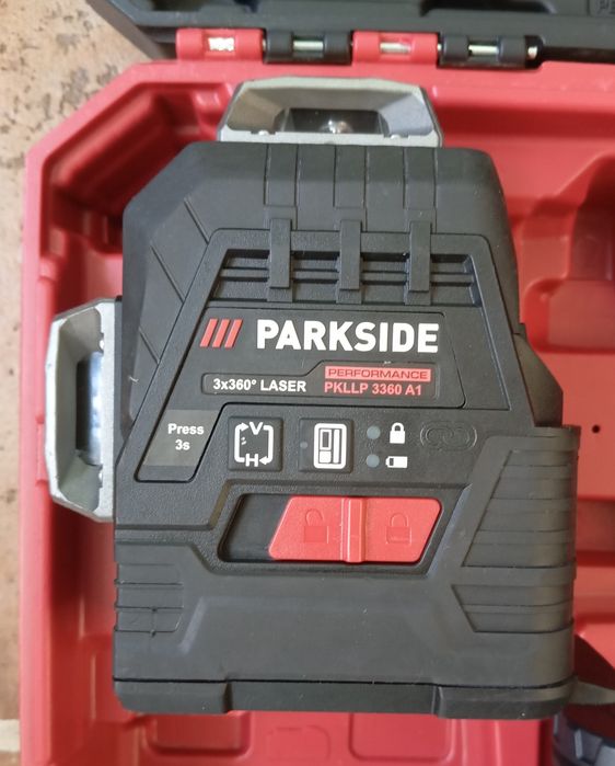 Laser a bateria 360 Parkside Performance 20V 16 linhas