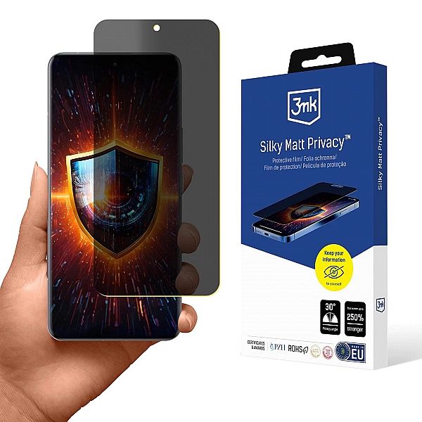 Folia ochronna prywatyzująca matowa 3mk Silky Matt Privacy na Xiaomi 1