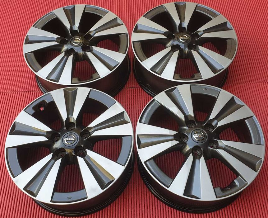 4343-Jantes 17 5x114.3 Originais Nissan Leaf Pulsar Juke etc.
