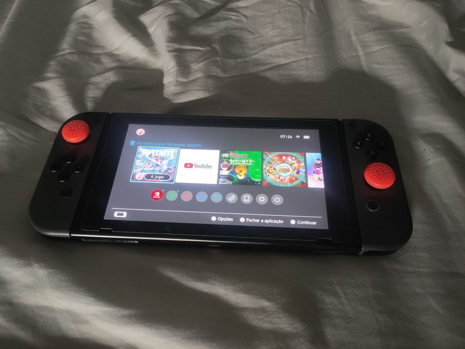 Nintendo switch cinza