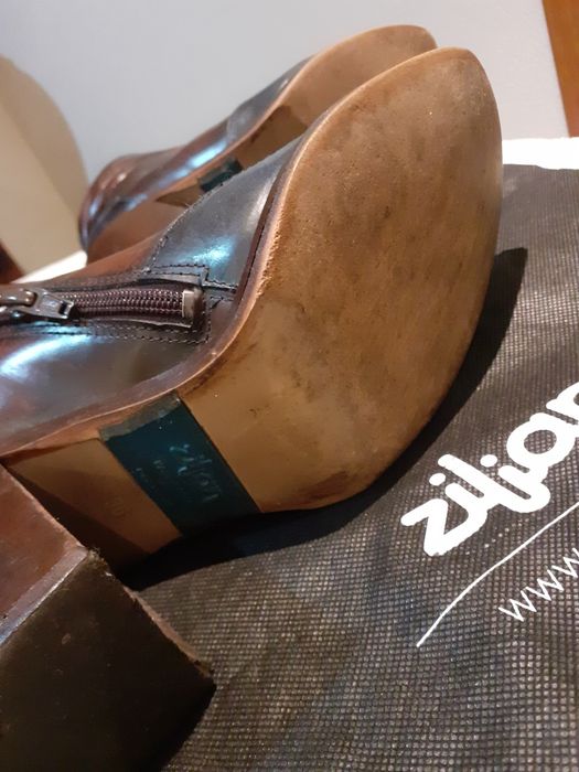 Botas Zilian 36 em pele