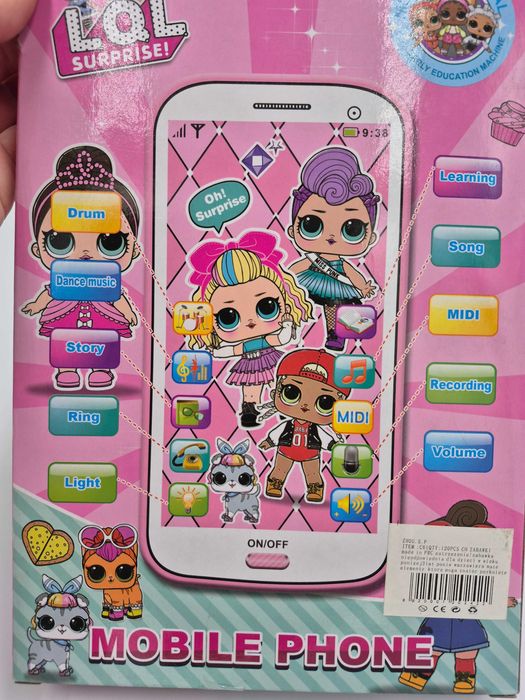 Telefon zabawkowy dla dziewczynki