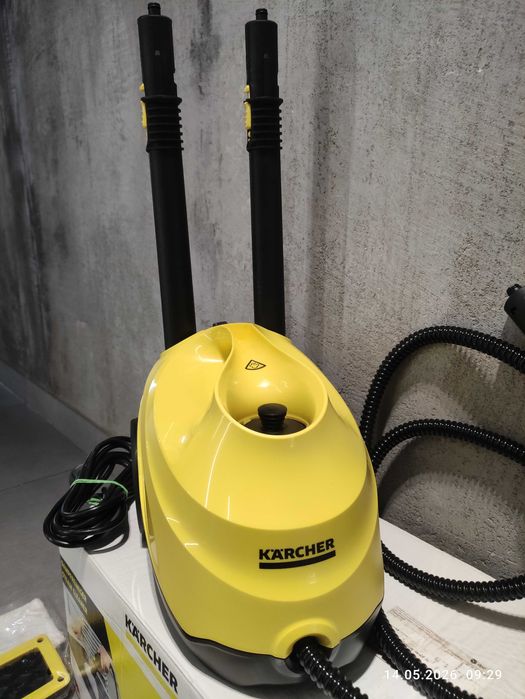 Parownica KARCHER SC 3 EasyFix 1900W jak nowa fabryczny komplet