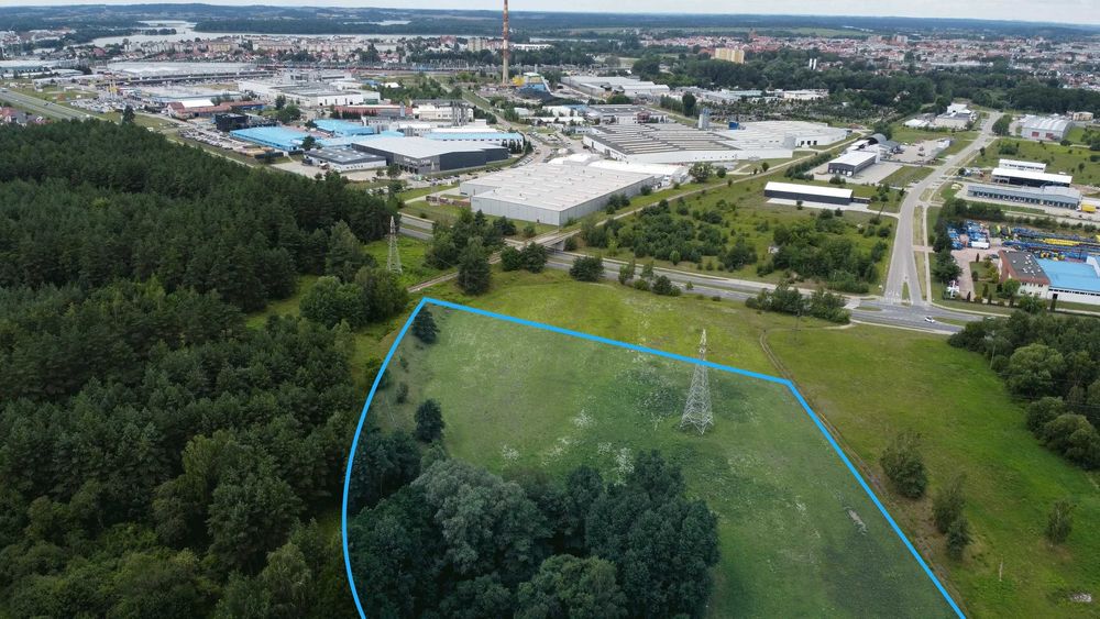 Działka przemysłowa 1,07 ha – Ełk, nr 20, przy obwodnicy