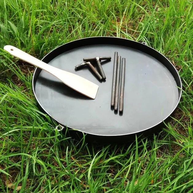 сковорода із диска борони садж сковорода 50 см з кришкою пательня