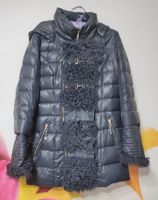 Пуховик, зимова куртка BatterFlei (44, S, M, натуральний пух)