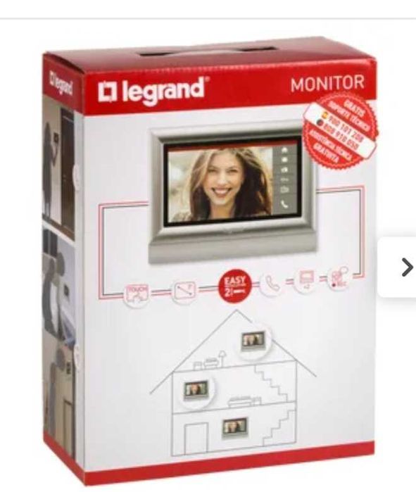 monitor legrand  silver  7'' touch 2F