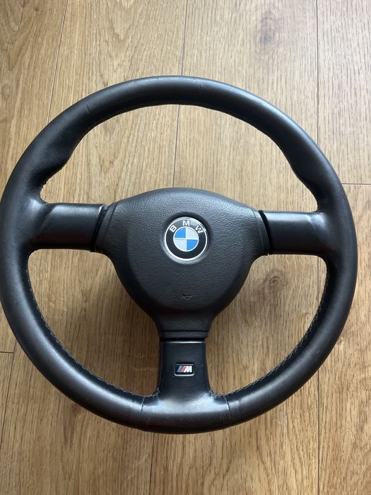 BMW e30 kierownica m technik 365mm sport rarytas oryginal skora 1152896 m3