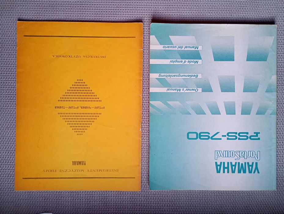 Yamaha PSS-790, PSR-400,500