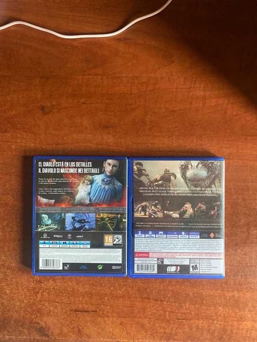 Sherlock Holmes The Devil Daughter e God of War - PS4