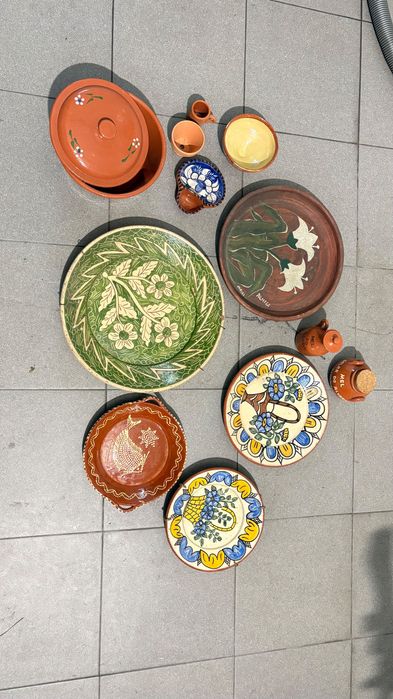 Coleção pratos barro tradicionais