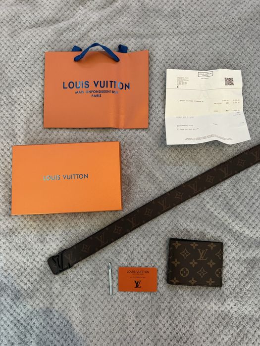 Pack cinto + carteira Louis Vuitton
