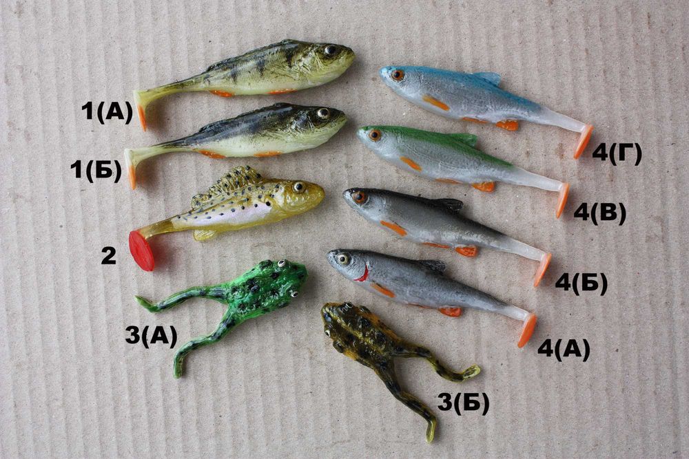 Анатомічні силіконові приманки (від 700грн. доставка НП безкоштовна)