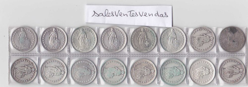 Moedas de Prata Suíças (1908.1967)