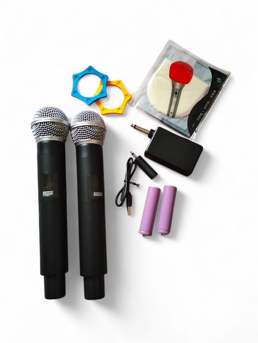 Беспроводные Echomussy микрофоны,проффессиональные, ведущим, караоке