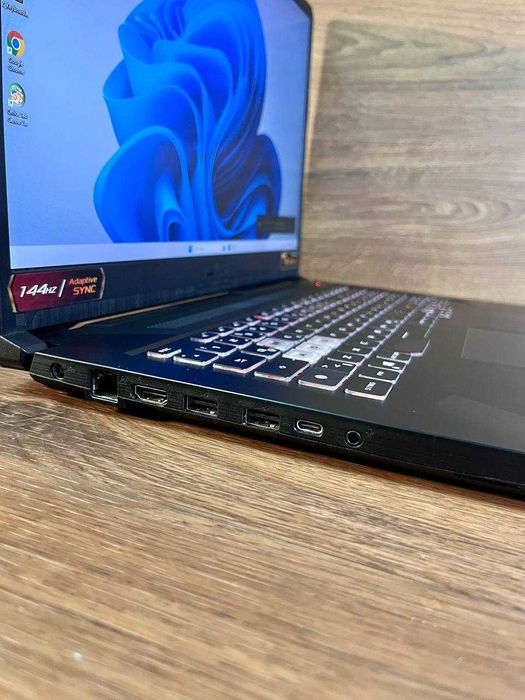 ASUS TUF Gaming A17 FA706QM\RTX 3060 6GB\Ryzen 7 5800H\ 16 GB DDR4\SSD NVMe Kingston 512 GB