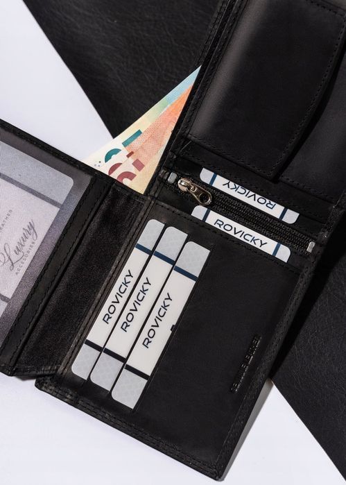 Duży portfel męski ze skóry naturalnej - Always Wild