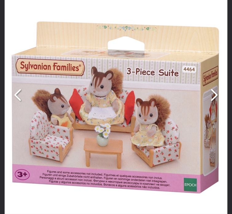 Sylvanian families мʼякі меблі доя вітальні