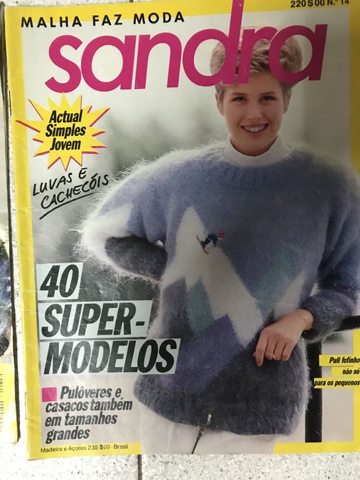 Revistas antigas de tricou