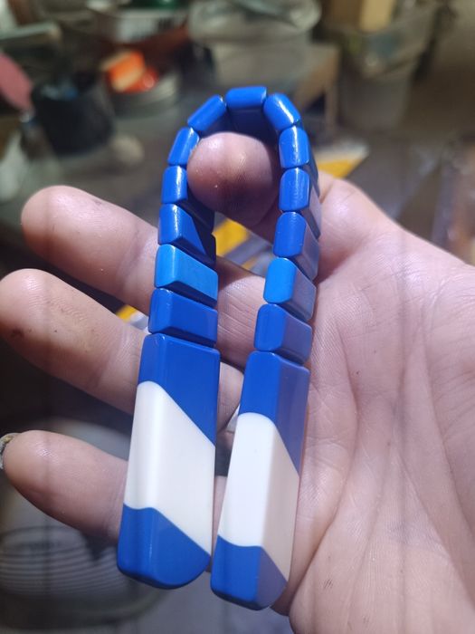 Чётки перекидные шар биток бордовый с синим aramit premier