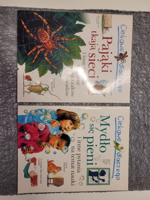 Ciekawe dlaczego mydło się pieni, pająki tkają sieci