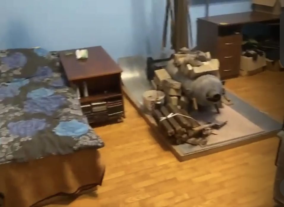 Для 4-х  осіб здається дві кімнати в  будинку  240 м з хазяіном (військовим) та двома собаками Суми