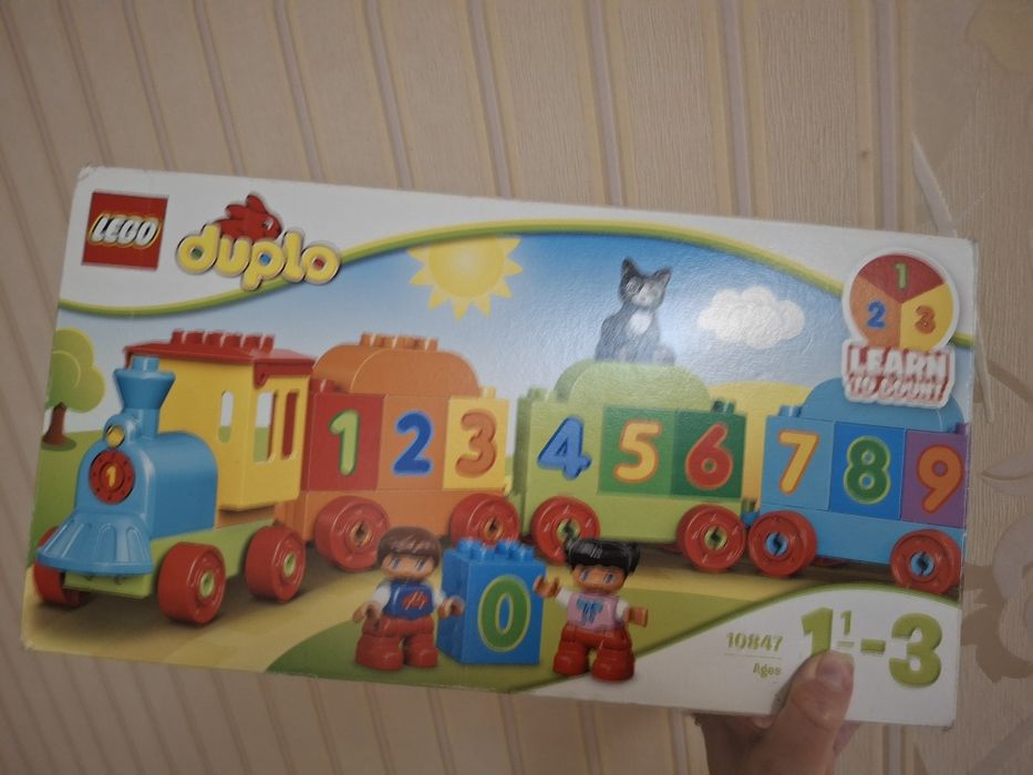 Лего дупло будівельна техніка. Потяг
