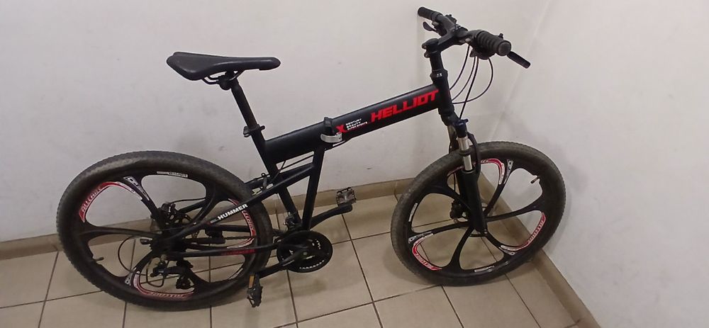 Bicicleta helliot hummer dobrável