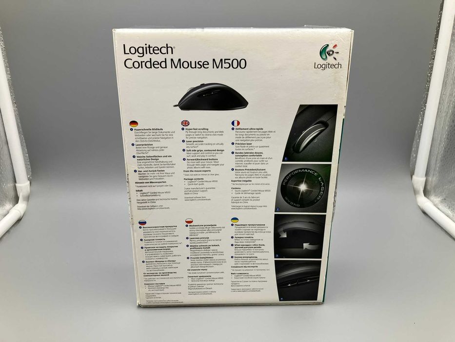 Мишка Logitech Corded Mouse M500 (910-001202) НОВА