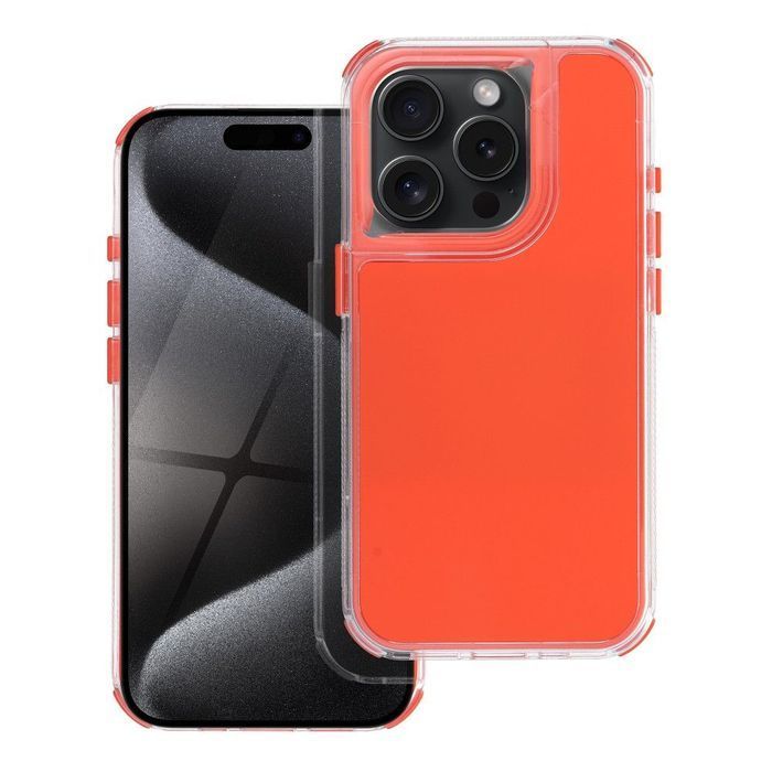 Futerał do iPhone 14 PRO Matrix pomarańczowy
