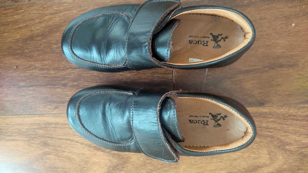 Sapatos de criança, Pele Genuína, tam. 30, castanho