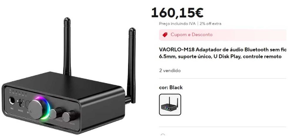 Wireless hifi bluetooth audio adapter