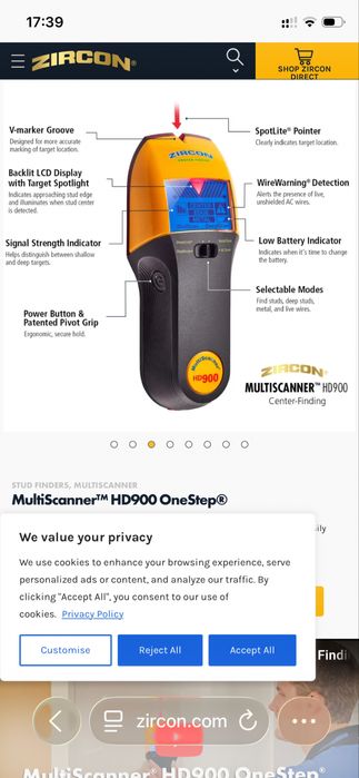 Мультисканер zircon HD 900