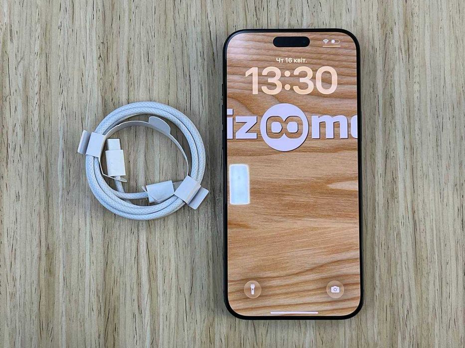 /13607/ iPhone 16 Pro Max 256GB eSIM Black Titanium  e Обмін Розстрочка Гарантія