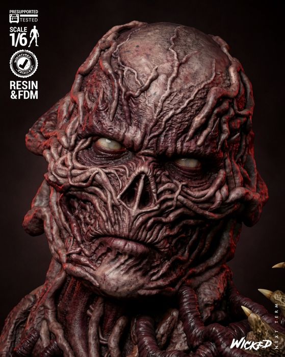 Figurka 3D  Stranger Things VECNA– Fan Art, druk 16K