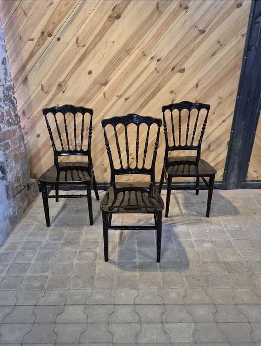 70szt Krzesło bankietowe sztaplowane NAPOLEON glamour, sala weselna