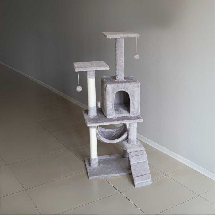 DRAPAK dla kota legowisko domek WYSOKI słupek wieża zabawki 125cm NOWY