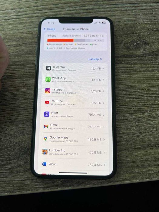 IPhone Xs MAX 64 Gb, чорного кольору, б\у