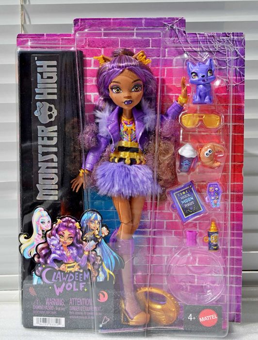лялька Monster High Clawdeen Wolf Fabulous монстер хай Клодін Вульф з вихованцем нова серія оригінал Mattel Кукла Клодин
