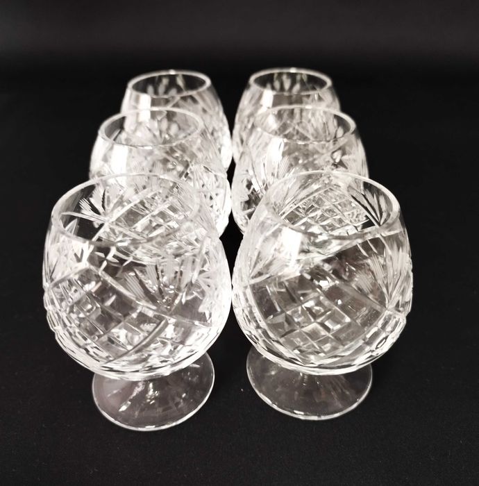 Kieliszki kryształowe kryształ PRL