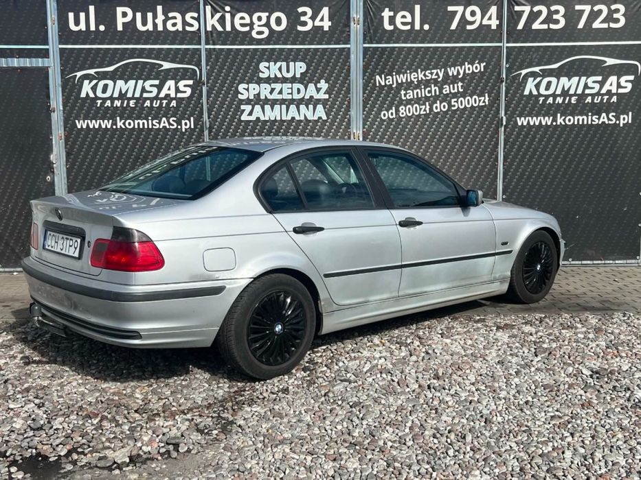 BMW E46 316i 1.9 + GAZ • 105KM • Sprawna Klima • SKÓRY • PEŁEN plac tanich aut