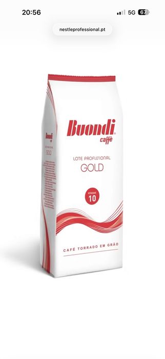 Café Buondi Gold 6Kg unidade 29€ completo 174€