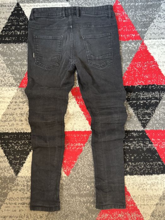 Czarne Spodnie Skinny Jeans Cropp