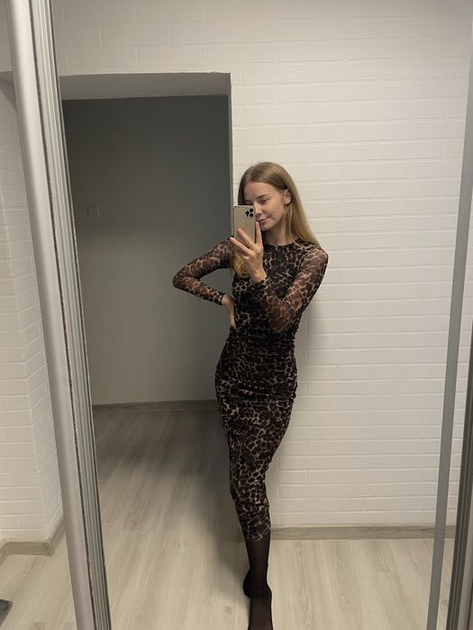Леопардова сукня